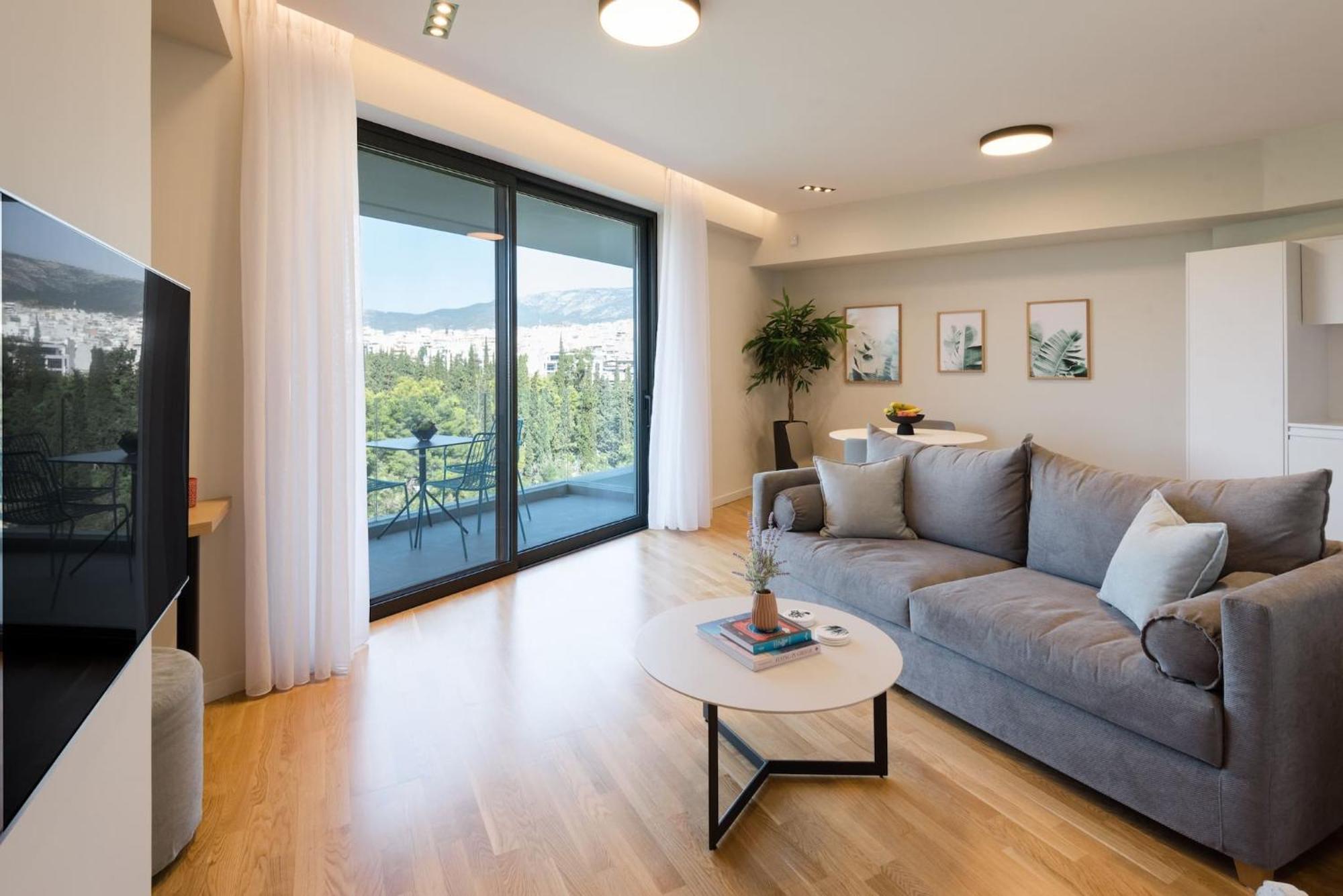 Urban Apt With Stunning Acropolis View & Roofdeck Aten Exteriör bild
