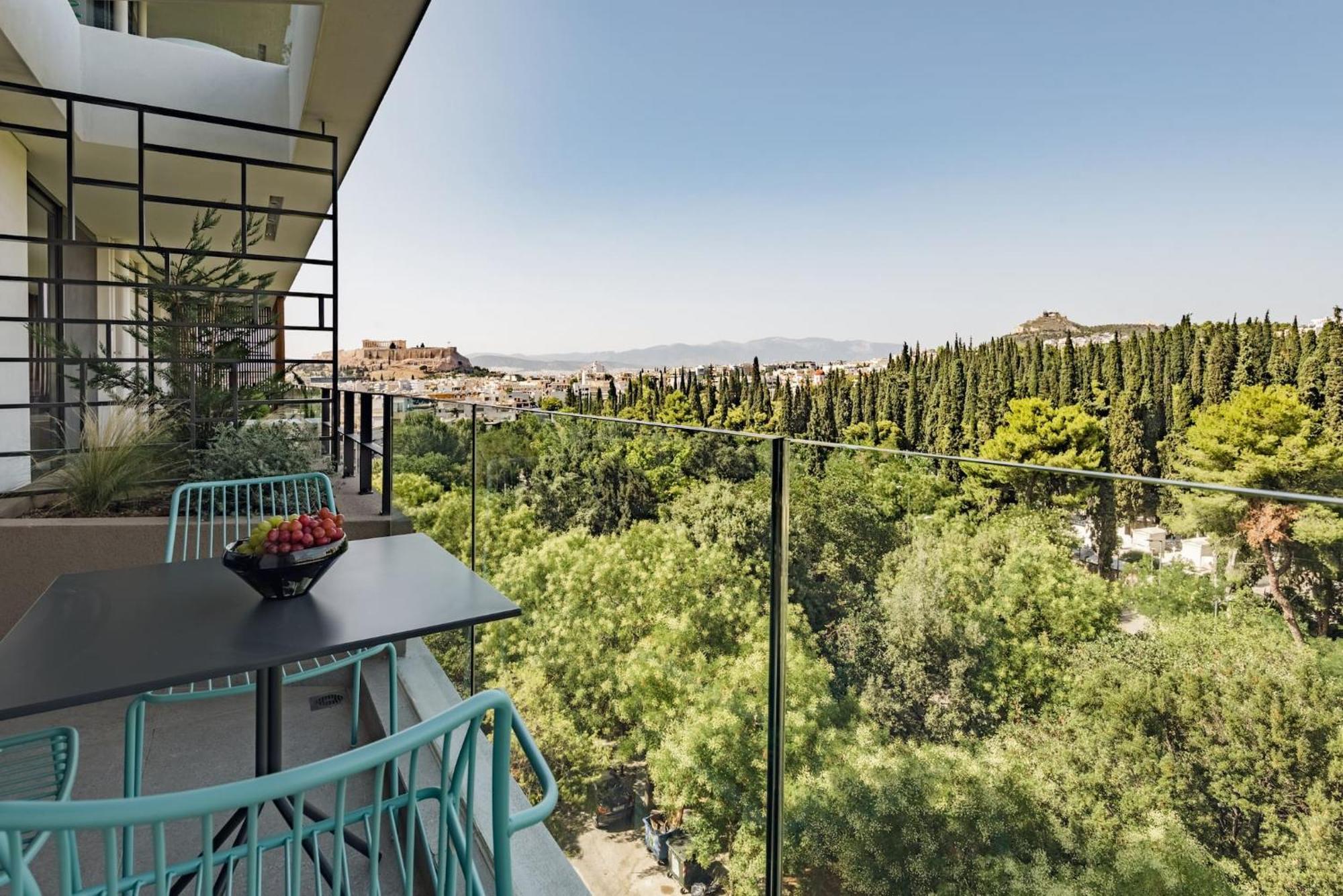 Urban Apt With Stunning Acropolis View & Roofdeck Aten Exteriör bild